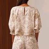 Georgie Top in Toucan Tropic