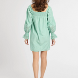Gabriette Dress in Pistachio Eyelet