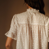 Marnie Top in White Hearts