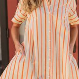 Dock Dress in Dunmore Stripes