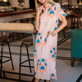 Gibbons Dress in Pink Sands