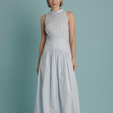 Midi Shirt Dress in Sky