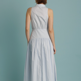 Midi Shirt Dress in Sky