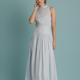 Midi Shirt Dress in Sky