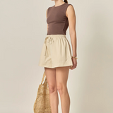 Cotton Drawstring Shorts