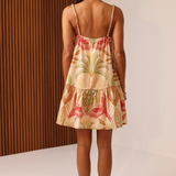 Scarlett Mini Dress in Hibiscus