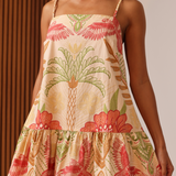 Scarlett Mini Dress in Hibiscus