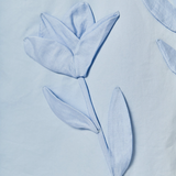 Floral Applique Shirt Mini Dress