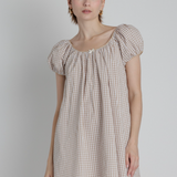 Gingham Babydoll Dress