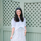 Mia Blouse in Blanche