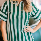 Gibbons Dress in Dunlin Stripes