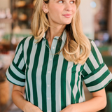 Gibbons Dress in Dunlin Stripes