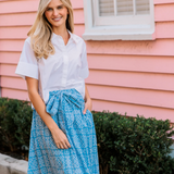Lou Skirt in Lanai Tile