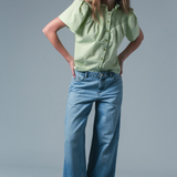 The Nicole Shirt in Lime
