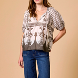 Johana Blouse in Sable
