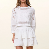 Monet Mini Skirt | Ivory