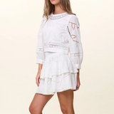 Monet Mini Skirt | Ivory