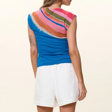 Ellie Top | Watercolor Stripe