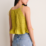 Leota Top in Green Envy