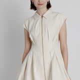 Bubble Hem Utility Dress