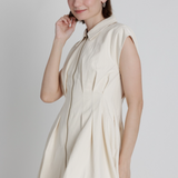 Bubble Hem Utility Dress