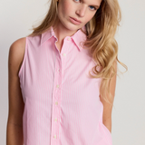 The Boxy Cropped Sleeveless Shirt