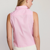 The Boxy Cropped Sleeveless Shirt