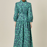 Fall Printed Midi Dress