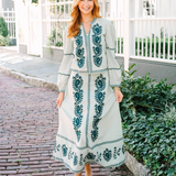 Audrey Blouse in Harborstone Paisley