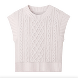 Gigi Sweater Vest in Orchid Ice