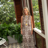 Block Print Midi Skirt Set