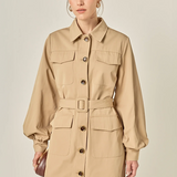 Blair Trench Mini Dress