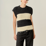 Striped Chunky Vest