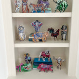 "Al-ephant" acrylic shelfie: Small