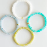 Coastal Bracelets: Light Blue