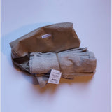 * Blue Tan Wide Stripe Dish Cloth - Set of Three