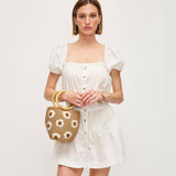 Emaline Satchel: Ivory