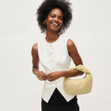 Tracy Clutch - Tweed: Blue